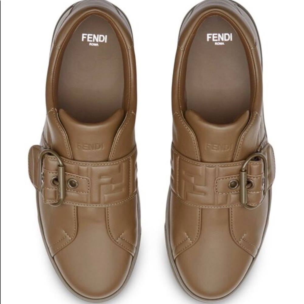 Fendi Calf Leather Sneakers